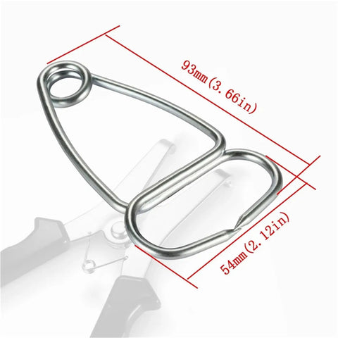 Durable 9-Piece Spring Clip Kit For Woodworking Pros Featuring Multifunctional Miter Clamps And Heavy Duty Pliers Perfect For Framing Photo Projects And DIY Decor Make Your Woodwork Jobs Effortless Today. Spring steel clamp, 93mm x 54mm, for wood frame assembly