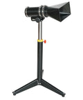 Premium Woodturning Dust Extraction Hood Featuring Flexible Rubber Cuff Universal Mount For Lathes And Turning Tools on tripod stand.
