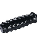 Close-up of textured handle of Heavy Duty 8 Ton Hydraulic Knockout Punch Set With Six Die Punches, used for sheet metal cutting.
