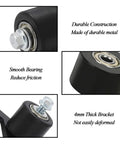 Upgrade Your Ride With This Ultimate Mini Bike Chain Tensioner Adjuster Kit Perfect For Ct200 U Mb200 Bt200X Models To Keep Your Drive Smooth And Tight While Adding Some Real Style To Your Daily Grind. black metal roller with bearing and 4mm bracket for mini bike chain tension