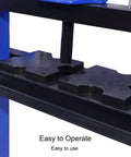 1 Pair Arbor Press Plate for 20 Ton Shop Press With AR400F Steel Construction, 4 Notches, H Frame Hydraulic Plate close-up view