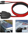Built Tough Solar Cable Gland Kit 10AWG 2m Extension Cord with Waterproof IP68 ABS Junction Box for Marine and Off Grid Use