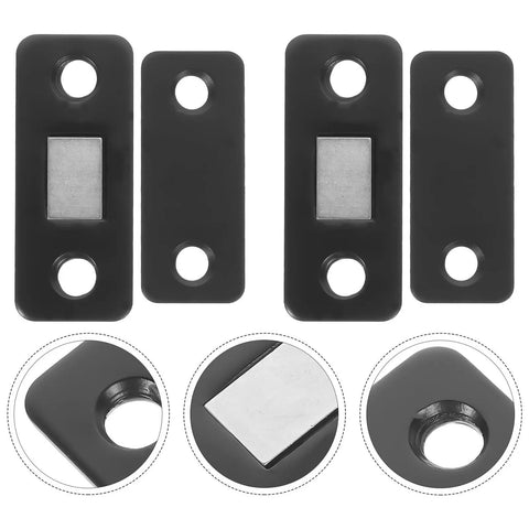 Ultra Slim Magnetic Cabinet Door Catch Set 12 Piece Stainless Steel Must Have for Cabinets and Drawers Keeps Doors Closed