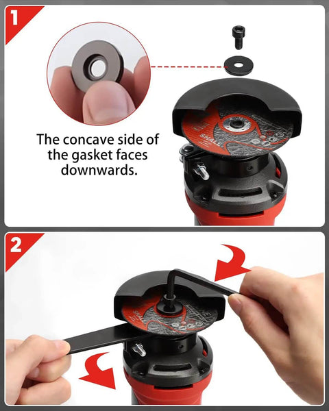 Installation guide for 3 Inch High Speed Cut Off Tool With 3.5 Amp Motor And 24000 RPM Metal Cutter Includes Three Cut Off Wheels