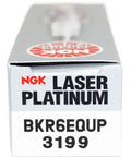 Box of Laser Platinum Spark Plugs BKR6EQUP Set For Select Audi 97 01 BMW 92 06 Cadillac 03 04 Porsche 01 05 VW 98 05 Volvo 95 04