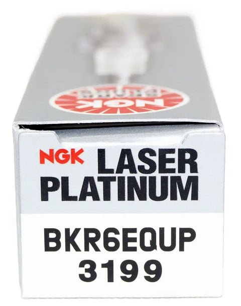 Box of Laser Platinum Spark Plugs BKR6EQUP Set For Select Audi 97 01 BMW 92 06 Cadillac 03 04 Porsche 01 05 VW 98 05 Volvo 95 04
