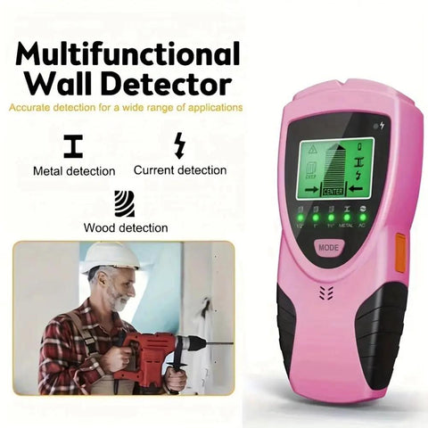 Pro Grade Five In One Digital Stud Scanner Wall Maze Breaker Hits It Dead On Finds Wood Metal Studs Joists Live Ac Cables Deep Pipes Rebar No Sweat Just Straight Shot Accuracy You Can Bank On