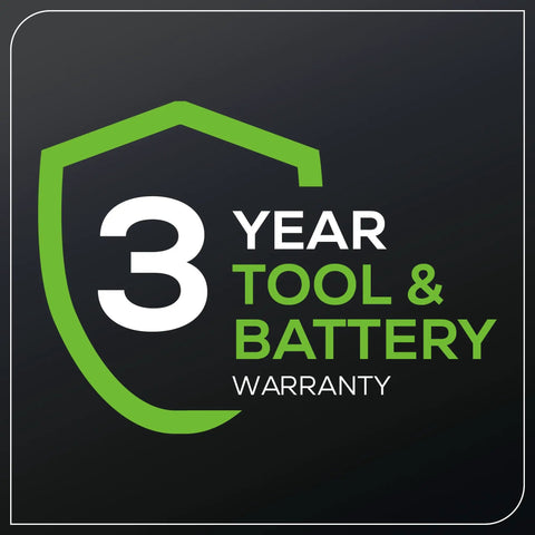 3 Year Tool and Battery Warranty for 40V Brushless Axial Leaf Blower, 130 MPH Wind and 550 CFM Air, Clears Wet Leaves