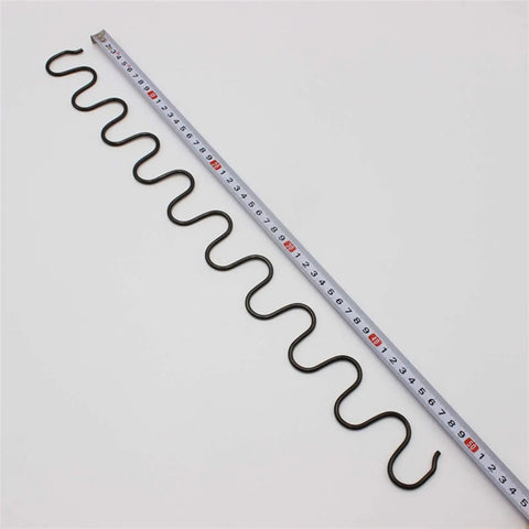 Heavy Duty Tension Spring Set 35cm To 80cm With Clips And Screws Included For DIY Repairs flat wire spring with ruler