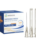 Top Notch Pro Grade Luer Lock Lab Accessories Kit 100 Pieces 27G 1in Individually Packaged Stainless Steel And Polypropylene Versatile Interfaces For Fluid Transfer And Sample Prep In The Lab, 27G 1in needles