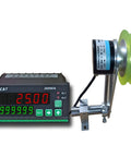 Heavy Duty Digital Length Meter Counter With Smooth Rolling 20 Mm Polyurethane Measure Wheel, displaying 25 meters on LED screen.
