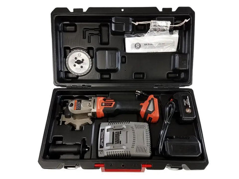 High Power Cordless Rebar Cutter With Battery Included For Easy DIY Metal Cutting And Construction Projects, tool kit with battery and accessories.
