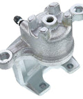 HuLuWaa brake caliper for Mitsubishi Montero rear, silver cast-metal with mounting ears and bolt holes