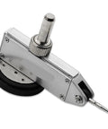Digital Caliper, Dial Indicator Extension Swivel Clamp Digital Altimeter with a chrome body and precision tip.