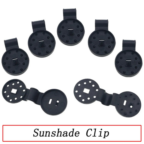 Heavy Duty Lock Grip Shade Cloth Clips Set Round Plastic Sun Shade Net Clips For Garden Patio Greenhouse Fabric