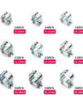Top Quality Zinc Plated Steel Hose Clamp Assorted Kit With Double Ears Worm Drive Clamps Perfect For Fuel And Water Pipes 8-18mm Range Super Durable And Easy To Install Right Now. Assorted zinc plated steel hose clamps, 8-18mm, for fuel and water pipes