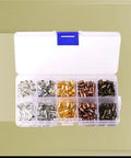 Awesome Healifty 300Pcs 4Mm Plastic Cord End Caps For Satin Cord And Lace. Super Sturdy Jewelry Findings To Make Killer Bracelets Earrings And Tassels. The Ultimate DIY Jewelry Accessory Kit With Glue-In Tips That Look Totally Pro And Ready To Fly Off. assorted 4mm plastic cord end caps in organizer box