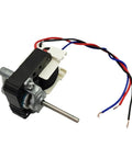 Smooth Operator YJ48 220V AC Asynchronous Motor with wires, designed for HVAC fans, showcasing its durable build.