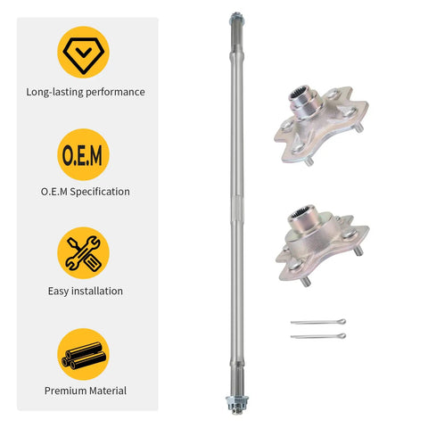 Rear Axle Shaft And Rear Left And Right Wheel Hubs For Honda Rancher 420 Foreman 500 520 Quad ATV Be Ready To Roll Fit
