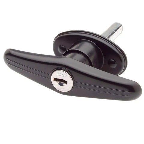 Locking T Handle Kit With Keyed Alike J327 Two Keys Complete Set For Cabinets, Drawers, And Boxes, 2 1/4 Inch Shaft