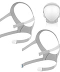 Two Pack Replacement For F30 S M With Stronger Elasticity Includes 2 And 4 Clips Lightweight Snug Fit That Stays Put Great Value Upgrade For F30 Not F30i shown from front and side