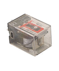DC 12V Relay With 11 Pin 10A 250VAC Silver Alloy Contacts For Industrial Control Panels Tough As Nails High Temperature Resistant Switch For Reliable Signal Transmission, clear housing