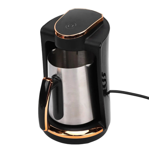 Portable Turkish Coffee Maker Stainless Steel 550W 250Ml Single Cup For Home Office Travel With US Plug 110V