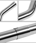 16 Piece 2.5 Inch Stainless Steel Exhaust Tubing Mandrel Bend Kit With Straight And U Bends Slip Fit Joints Universal Fit