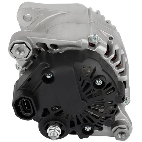 Drop In Ready Alternator For Hyundai Sonata 2010 2013 And Kia Optima 2011 2013 12V 100Amp Chrome Finish 1 Groove Pulley CW One Wire System