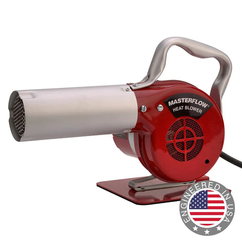 Masterflow Heat Blower Electric Heat Gun With 500 Degree Fahrenheit Temperature 120V 160W 47 CFM Airflow, USA made