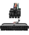 24 Pin To 8 Pin ATX Power Adapter Cable For Dell Motherboards, Converts Standard ATX PSU To Dell 8 Pin Connector, 12 Inch Length
