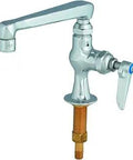 Pantry Sink Faucet With Six Inch Cast Spout Deck Mount Single Hole Base Model B-0208 Osc6 chrome finish view
