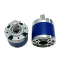 Heavy Duty 36Mm Planetary Gear Reducer For 545 550 Motors, blue metal gearbox, compact design, suitable for model cars and robots.