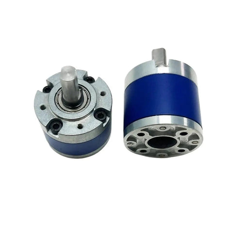 Heavy Duty 36Mm Planetary Gear Reducer For 545 550 Motors, blue metal gearbox, compact design, suitable for model cars and robots.