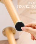Attaching Heavy Duty Adjustable Furniture Leveling Feet With Swivel Function 10 Pack Stainless Steel And PP Material to chair leg.