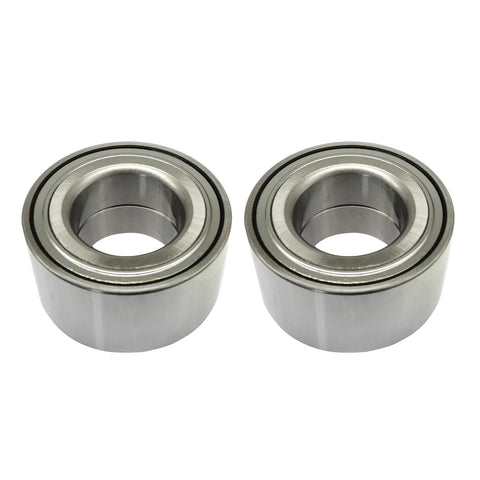 Rear Wheel Bearing Set 1 Pair For Jeep Grand Cherokee 2011 Through 2021, Dodge Durango 2011 Through 2019, Mercedes Benz ML GL GLE Series 2012 Through 2016 Ready To Roll Fits 510116 GRW25 WB000050, set of two metal bearings.