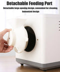 Detachable feeding port of Kick Up Your Home Brewing Game With This Heavy Duty Electric Coffee Bean Roaster for easy cleaning.