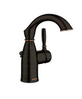Mediterranean Bronze Rustic Farmhouse Bathroom Faucet With One Handle For Single Hole Install And Optional Deck Plate Easy Temperature And Water Control