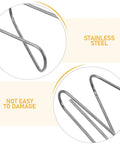 Trapezoidal Flat Compression Springs Pack Of 2 Heavy Duty High Strength Flat Wire Springs For Mechanical Projects And Industrial Machinery Spare Parts With Extended Elasticity And Compact Design, stainless steel