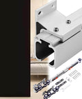 Heavy Duty Sliding Door Track Kit With Side Mounted Hardware For Barn Style Doors Soft Close Ready And Easy Install