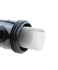 Close-up of Go-To Inline Water Pump Filter 3/8 Inch Hose Barb For Sprayers And High Pressure Cleaners, showing stainless steel screen.