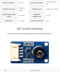 MLX90640 Infrared Thermal Imaging Camera With 32 By 24 Pixel Array And 55 Degree Field Of View Over I2C Interface module top view