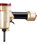 Pneumatic Nail Remover and Nail Puller for 9 to 16 Gauge Nails Air Punch Nailer Denailer Gun, beige and black, side view