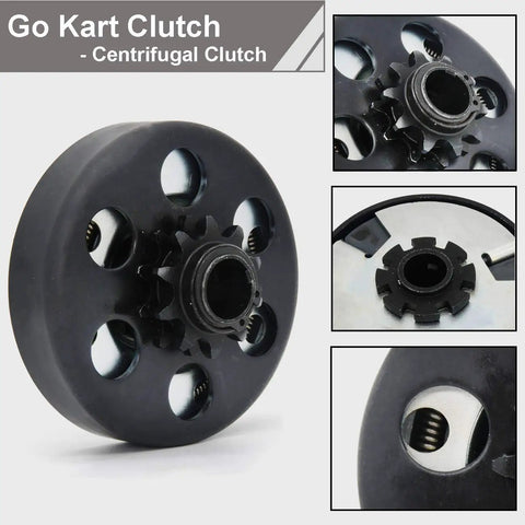 Beefed Up Go Kart Clutch With Three Quarters Inch Bore And Ten Tooth For 40 41 420 Chain Fits Mini Bike Go Kart Predator 212 Engine