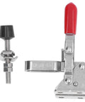 Heavy Duty 70 Kg Toggle Clamp With Stainless Steel Build For Woodworking Welding And Mold Fixturing Adjustable Opening Keeps Your Pieces Locked Down For Precision Tasks And Easy Setup, with screw adjuster