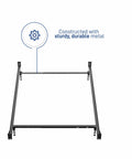 Crib Conversion Kit For 4 In 1 And 5 In 1 Convertible Cribs And Mini Cribs Converts To Twin And Full Beds, metal frame