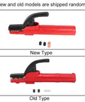 New and old models of Rugged Insulated Copper Welding Electrode Holder With 360 Degree Heat Handle