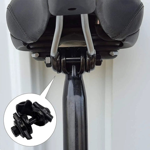 Sturdy Bike Seat Clamp For Standard Rail Saddles, Durable Seven Eighth Inch Inner Diameter, Classic Design, Easy Setup