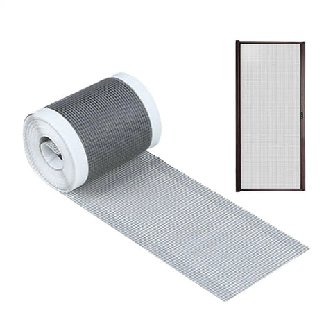 Easy Patch Screen Repair Tape Self Adhesive Mesh Patch For Tiny Holes Heavy Duty Window Screen Repair Roll