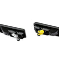 Interior Door Handle Set For Jeep Wrangler YJ TJ 1987-2006 Twin Pack, close-up of back view showing installation clips